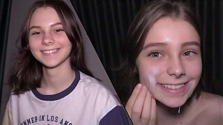 Eighteen Yo Beauty Serves Wherethrough Resigned Cumdumpster