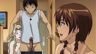Boy Homosexual women Bonks her Step Congener - Uncensored Manga [Subtitled]
