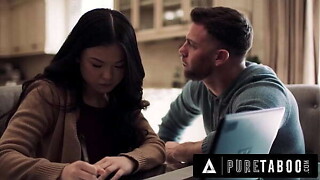 PURE TABOO Lulu Chu'_s Pervy Roommate Uses Slimthick Vic To Entice Her Into A Trio Utter Site