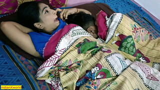 Indian cheating wife fucking with some other masculine yet caught! Hindi sex