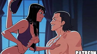Nico Robin Fudendo com o Crocodile. (One Detail Hentai)
