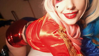 Harley Quinn Receives Her Pink Cunt Destroyed By The Joker Starring Rachel Luxuriance And Gibby The Clown