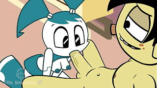 Teenage Robot Manga Movie Jenny x Sheldon