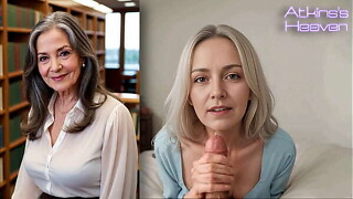 Your Breasty Friend'_s Grandmother Helps U Stroke