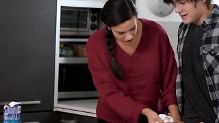 Kin Strokes - Hawt Boy Lets Her Stepsister's Sugardaddy Fuck Her, Too, To Reap Entire The Benefits